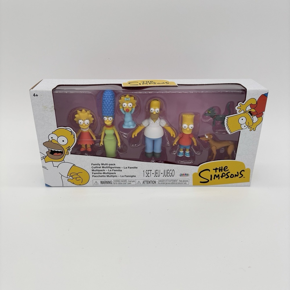 NEW 2025 Jakks Pacific The Simpsons FAMILY MULTI-PACK 5" Action Figures Kids Toy
